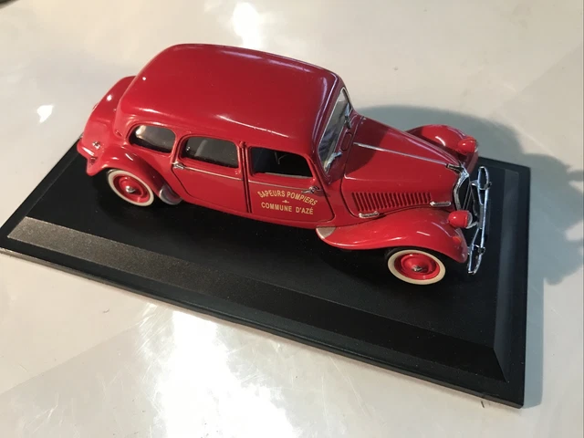 Camion De Pompiers Citroën Traction 11 Familiale 1955 - Modèle Réduit 1:43 Atlas - Occasion