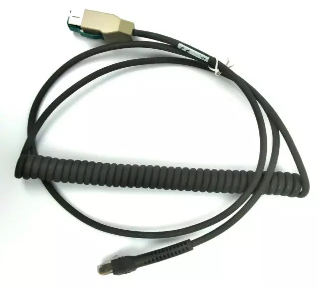 Zebra Shielded 2.8 Meters Genuine OEM USB Coiled Cable CBA-U34-C09ZAR