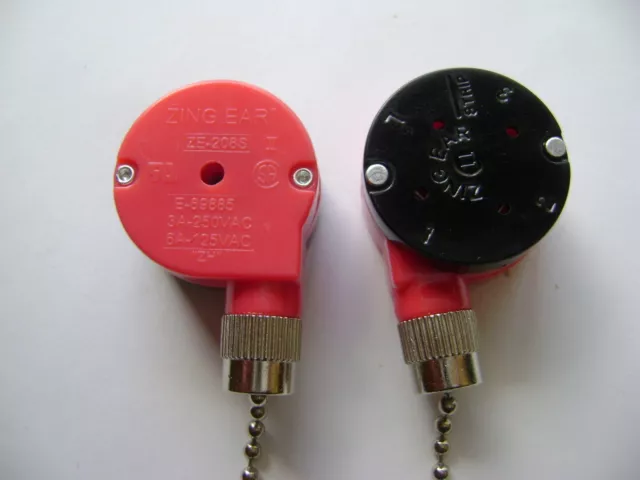 Zing Ear Ze-268s6 ZE-208S6 Switch 3 Speed Pull Chain Control Brass