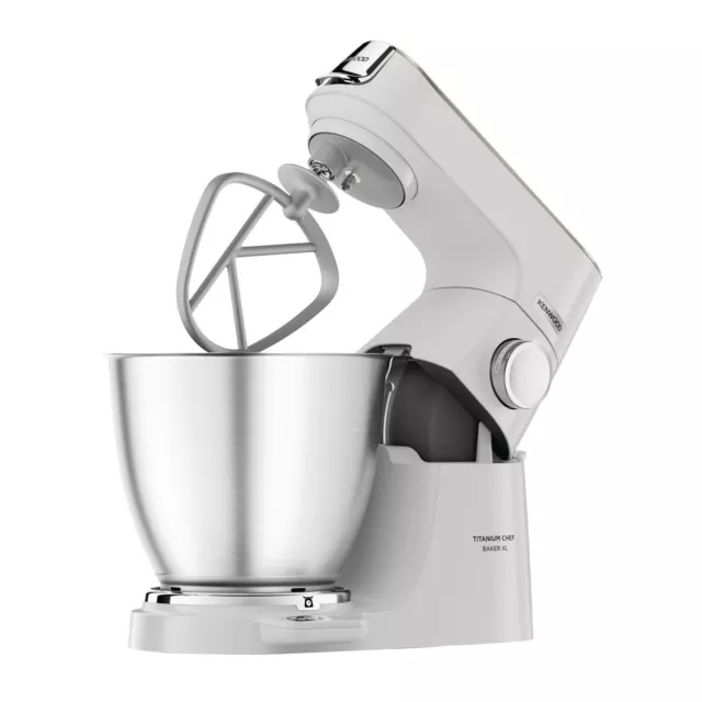 Kenwood KVL65.001.WH Titanium Chef Baker XL Küchenmaschine 7 Liter 1200 Watt