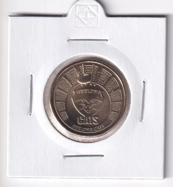 AUSTRALIAN 2024 1 Afl Team Geelong Cats Unc Coin In 2X2 Holder` 7.00