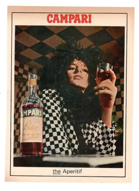 BITTER CAMPARI the aperitif 1967 Originale Pubblicita' vintage