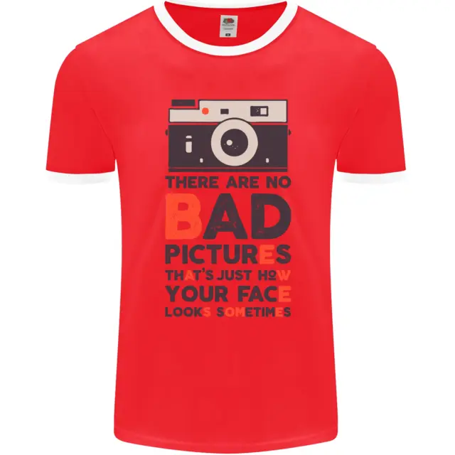Photography Your Face Funny Photographer Mens Ringer T-Shirt FotL