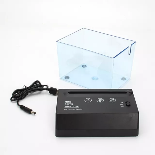 Portable Paper Shredder Electric USB Operated Documents Shredder