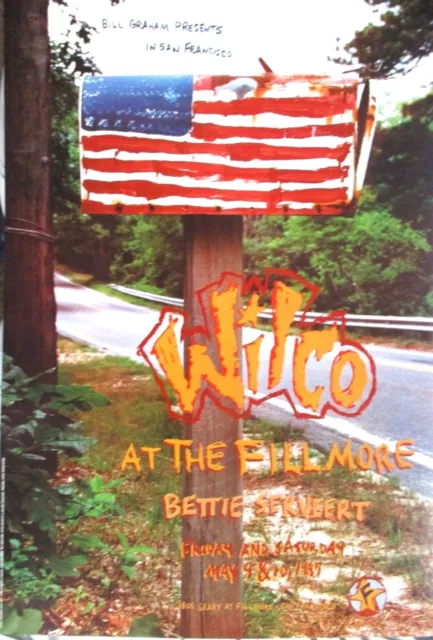 WILCO FILLMORE POSTER F271 ORIGINAL Bill Graham Jonathan Hess