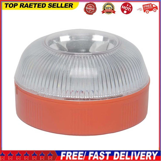 V16 LED Strobe Car Emergency Beacon Warning Light USB Rechargeable Alarm Lamp