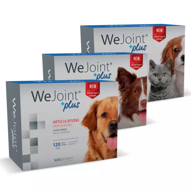WEJOINT PLUS dog hip Joint care mobility support Supplement S/M/L 30 tablets