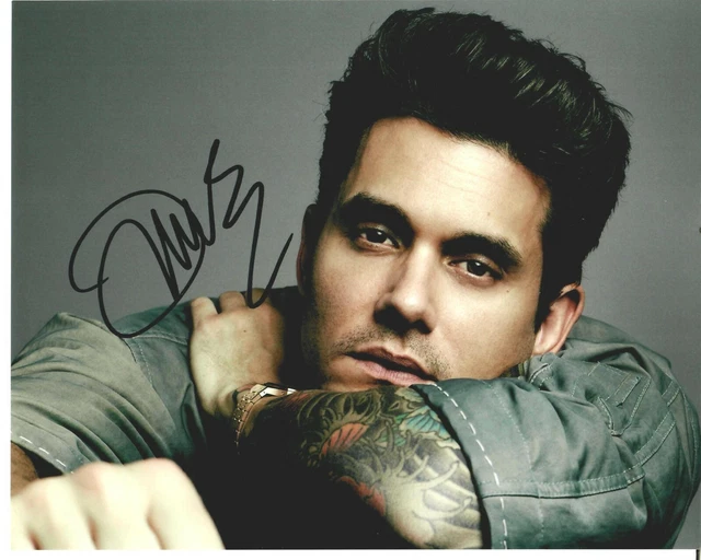 &YOUR BODY IS a Wonderland" John Mayer Signed 10X8 Color Photo Todd