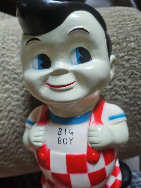 Vintage 1973  Bob's Big Boy Rubber Piggy Bank