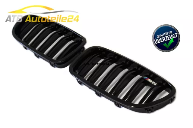 Grille Calandre Kit Noir Rognons Doppelsteg Convient pour BMW 5er M5