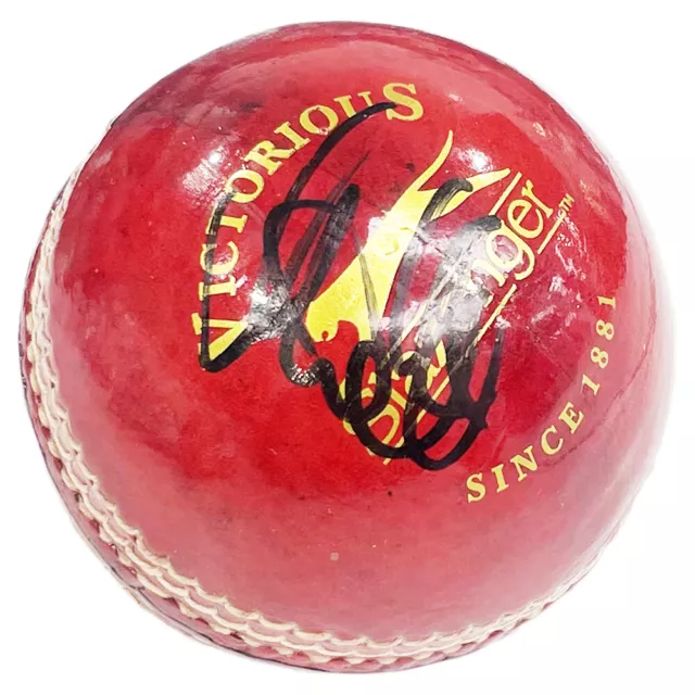 Signed Steve Smith Cricket Ball - Ashes Series 2023 +COA