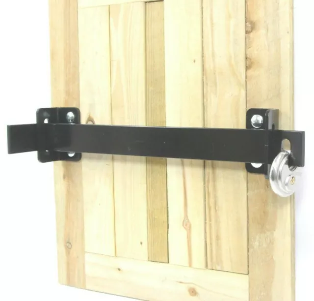 'ULTIMATE' SHED Door SECURITY BAR Locking Made In England Shed Garage Workshop