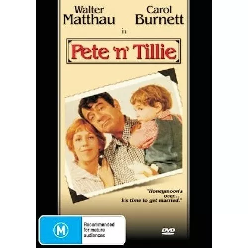 Pete 'n' Tillie (DVD 1972) Region 4 (Walter Matthau, Carol Burnett) NEW / SEALED