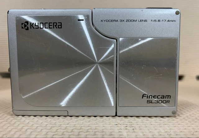 KYOCERA FINECAM SL300R T Compac Cámara Digital Plata Stock de EE