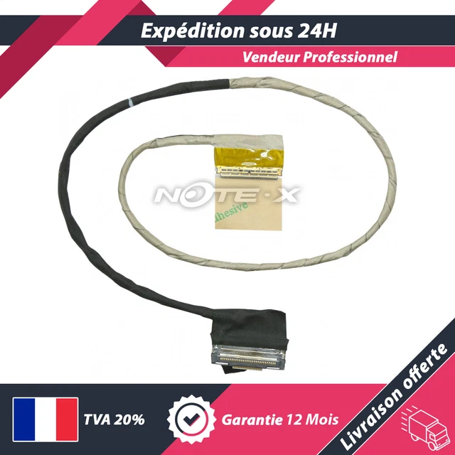 Câble Nappe Vidéo LVDS Pour Toshiba Satellite L755-19X - 40 Pins - Neuf