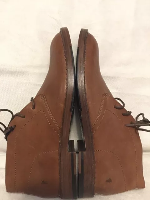 $378 Frye Mens Walter Chukka Lace Up Ankle Boots, Tan, US 7.5 3