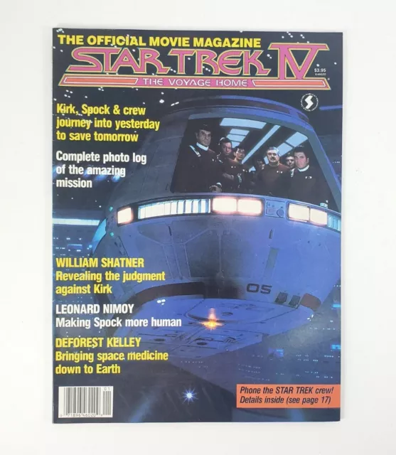 Star Trek IV The Voyage Home Movie Magazine 1982