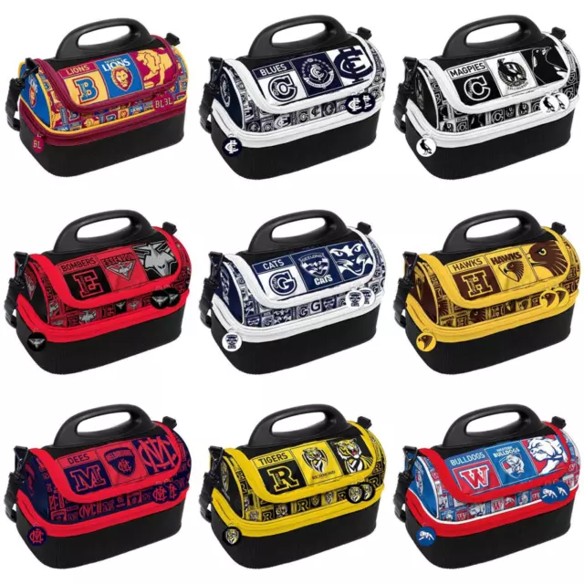 AFL Team Insulated DOME Lunch Box Drink Cooler BAG Work School Birthday Gift