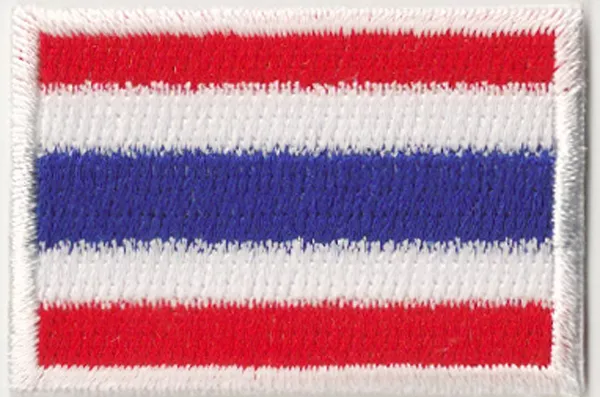 Petit écusson Thaïlande Thai patche thermocollant pays patch 45x30 mm