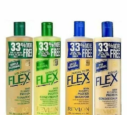 Shampoing ou revitalisant Revlon Flex au panthénol - 592 ml / 20 oz Nouvel...