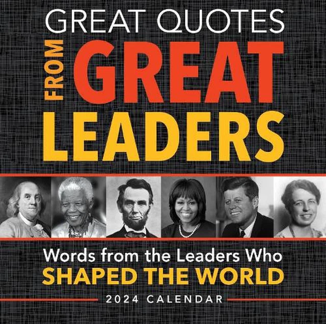 2024 GREAT QUOTES from Great Leaders Boxed Calendar by Sourcebooks