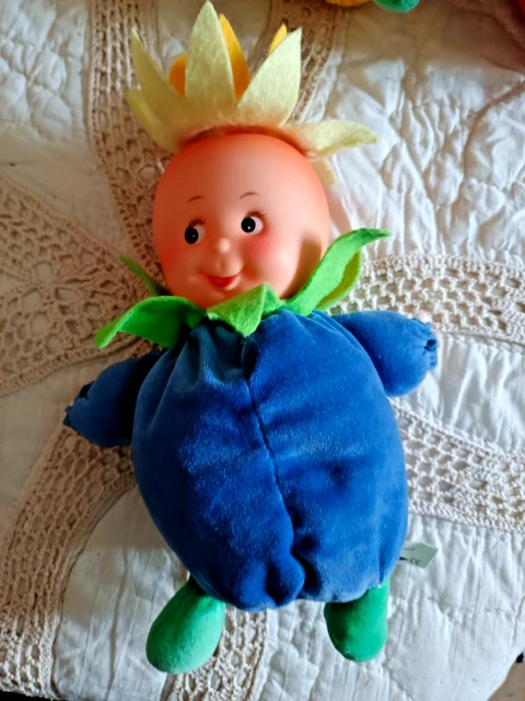 Poupée Mundia Vintage 52 Cm - Fabriquée En France, Années 80, Yeux Bleus