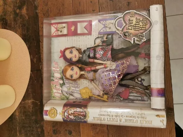 Coffret Poupee Ever After High Mannequin Duo Soeur O'hair Raiponce Holly Poppy