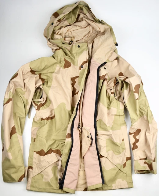 USGI Cold Wet Weather Gen 1 ECWCS Desert Goretex Parka Jacket - L/L