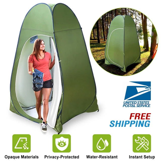 POP UP TENT Camping Shower Shelter Dressing Room Privacy Tent Outdoor