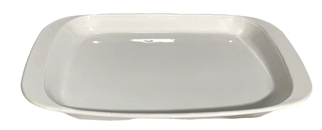 VTG CORNINGWARE MW-11 Microwave Browning Grill White Pyroceram 12"x7 ...