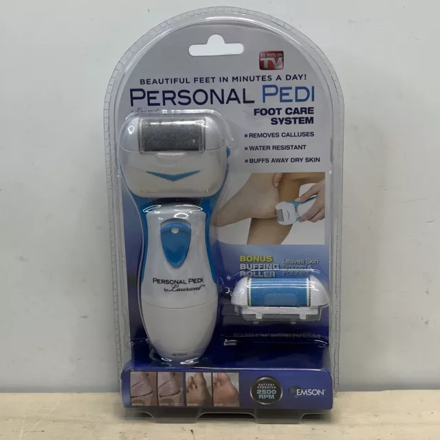 Personal Pedi Foot Care System by Laurant As Seen on TV Buffing Smoothing SEALED