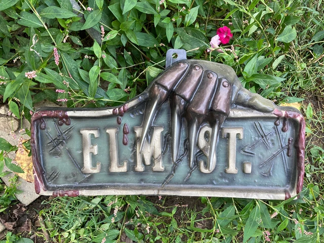 Nightmare On Elm Street Sign Halloween Haunted House Prop
