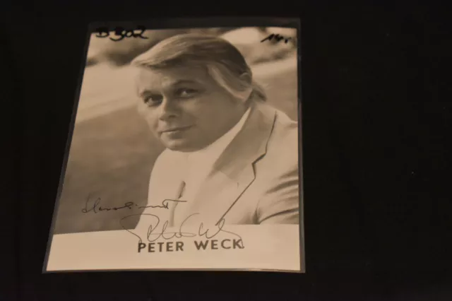 Peter Weck  Autogramm Foto Autogrammkarte B302