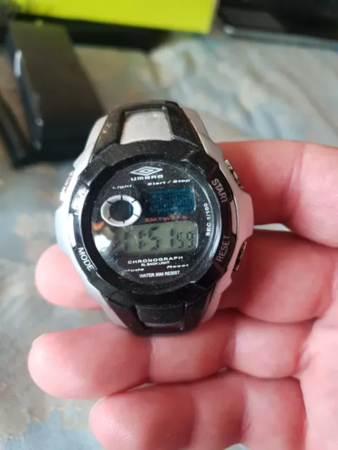 Umbro digital sales watch instructions