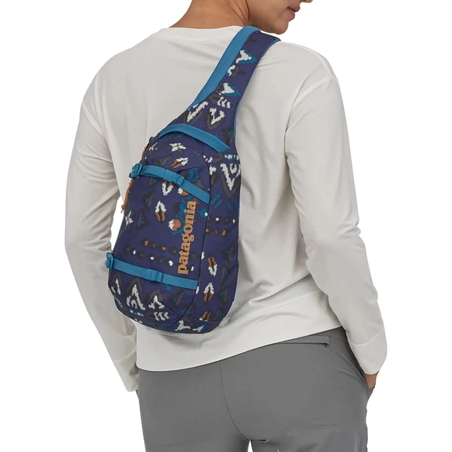 Patagonia Atom Sling Bag Crossbody Pack 8L “Wandering woods” Sound Blue