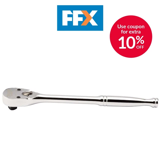 Draper 43722 3/8in Sq Dr 60 Tooth Sealed Head Reversible Ratchet