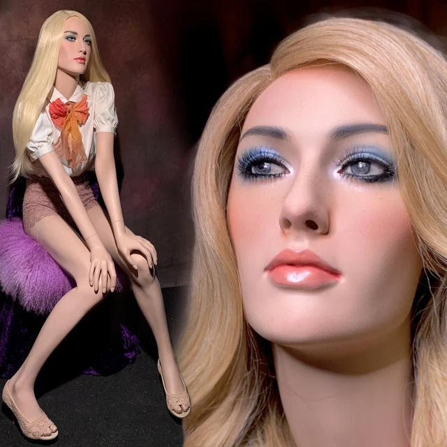 HANS BOODT RARE Realistic Female Mannequin PARIS Full Life Size Sitting