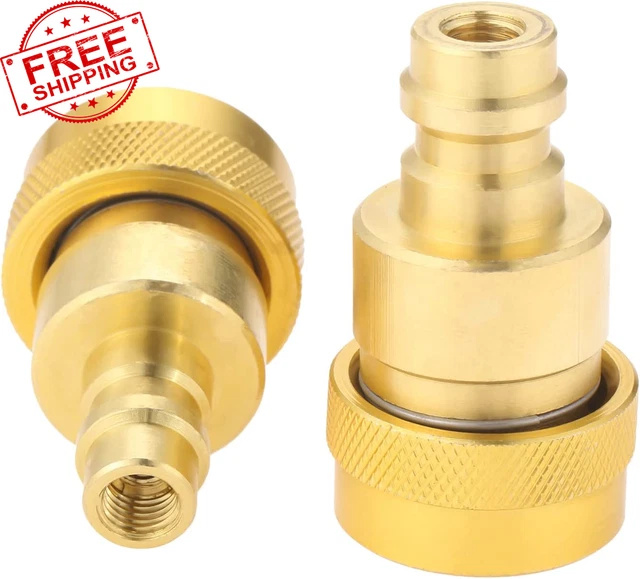 Pack of 2 Adapters Conversion Kit Fit  Air Conditioner High and Low Connection