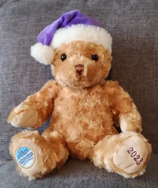 Alton Towers Christmas 2023 Teddy Bear Soft Plush Toy