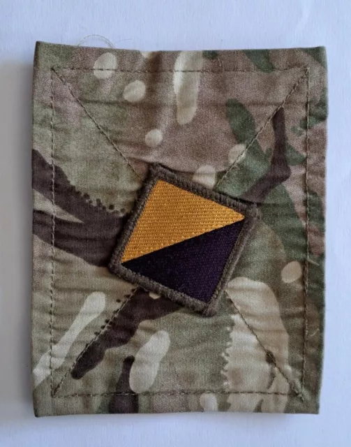 Genuine British Forces MTP Camouflage Blanking Patch with insignia / TRF 2