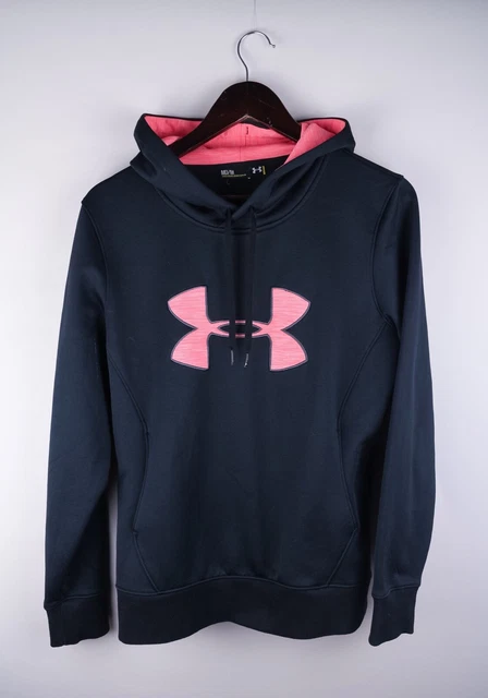 Felpa con cappuccio uomo Under Armour casual tempo libero abbigliamento attivo pullover nero sciolto taglia M
