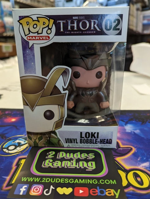 RR-(Vaulted) Loki Funko Pop 02 (Thor: The Mighty Avenger) *See photos* Condition