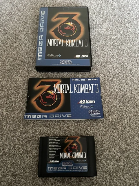 Mortal Kombat 3 Sega Megadrive - Jeu Complet, Bon état, éditeur Acclaim