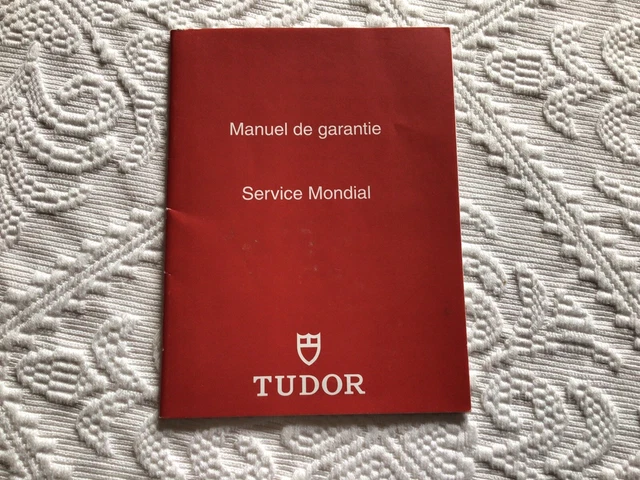 LIBRETTO TRADUZIONE GARANZIA Tudor Codice 563.87 EUR 40 00