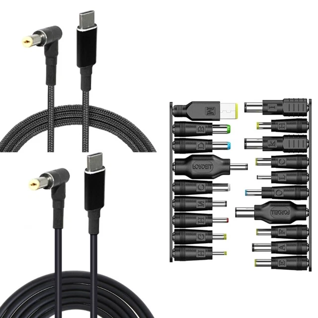 USB Power Boosts Line UsbC TypeC to DC9/12/15/20V Converter to DC5.5x2.1 4.0x1.7