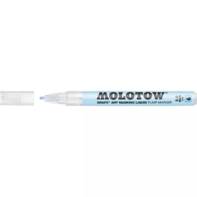 Molotow Grafx Masking Fluid Refillable Marker - 2mm Round Nib