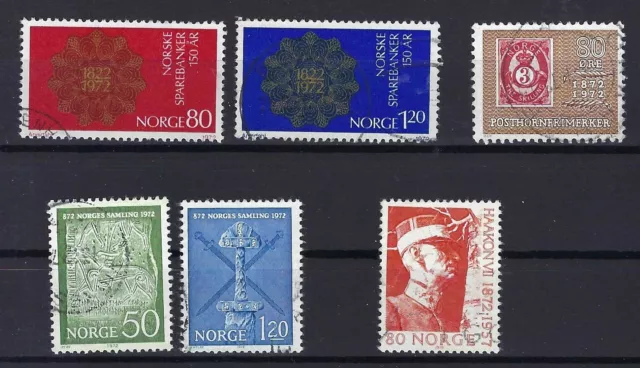 Norwegen Lot aus dem Jahr 1972 gestempelt, used