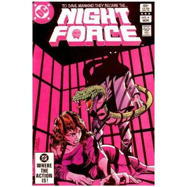 Night Force (1982 series) #4 in Very Fine condition. DC comics [r!