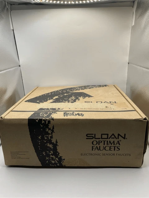 SLOAN FAUCET ETF80-4-BDT FLOW RATE 0.5 GPM Chrome Plate Finish