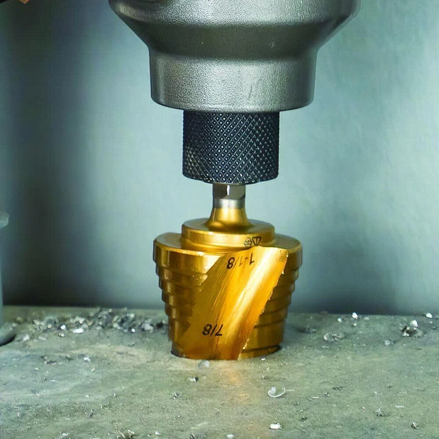 Klein Tools 7/8'' To 1 1/8'' Step Drill Bit Vaco 7